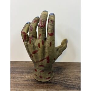 Life-Sized Severed 8.5" Zombie Hand Foam Rubber Halloween Horror Prop